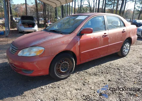 2004 Toyota Corolla Le z USA, uszkodzony, nr VIN JTDBR32E842016868